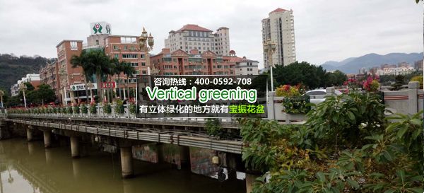 永春橋梁護(hù)欄立體綠化